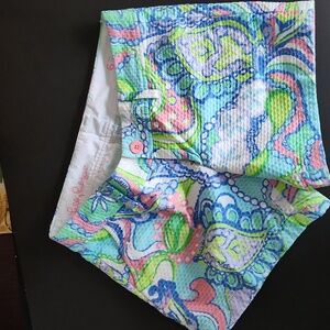 LILLY PULITZER Callahan Shorts Size 6 Conch Republic Textured Waffle Knit